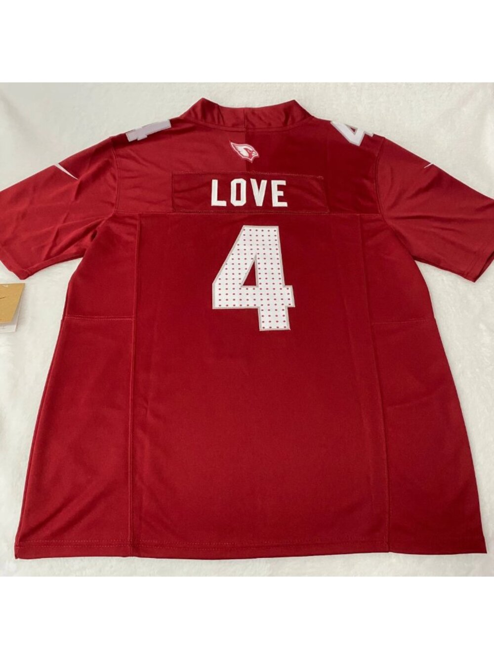 Jeremiyah Love Red Jersey Vapor Stitched